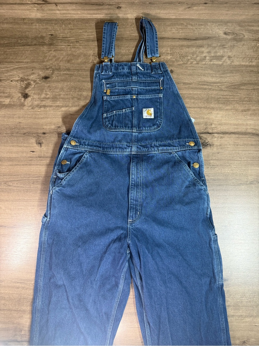 Carhartt Men’s Workwear Loose Fit Denim Overalls (DR4672-M) 34x32